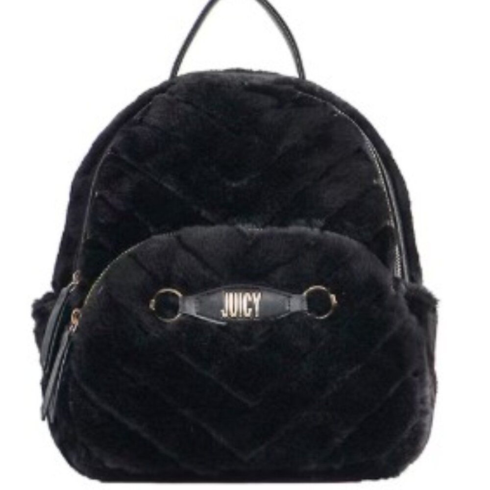 Juicy Couture Soft Fur Backpack NWT